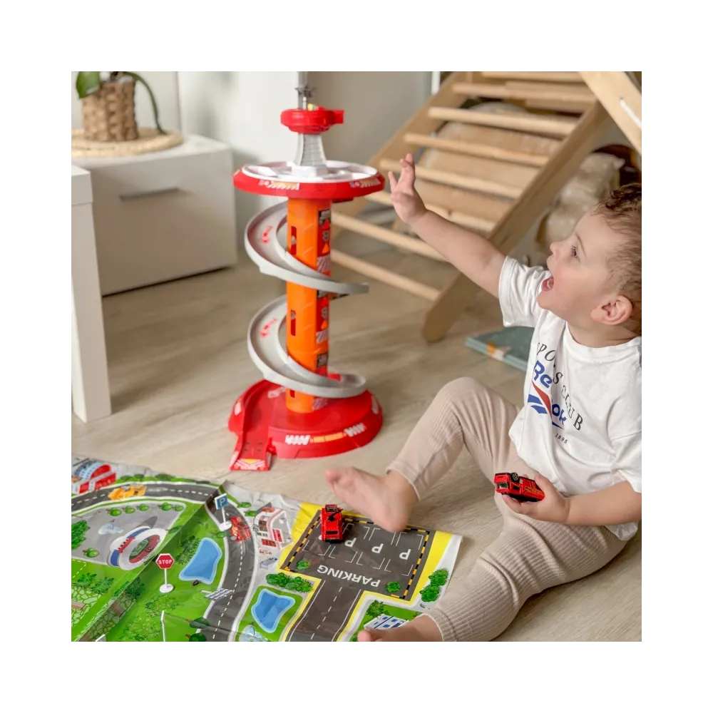 WOOPIE Tor Spirala Garaż dla Samochodzików 3 szt.