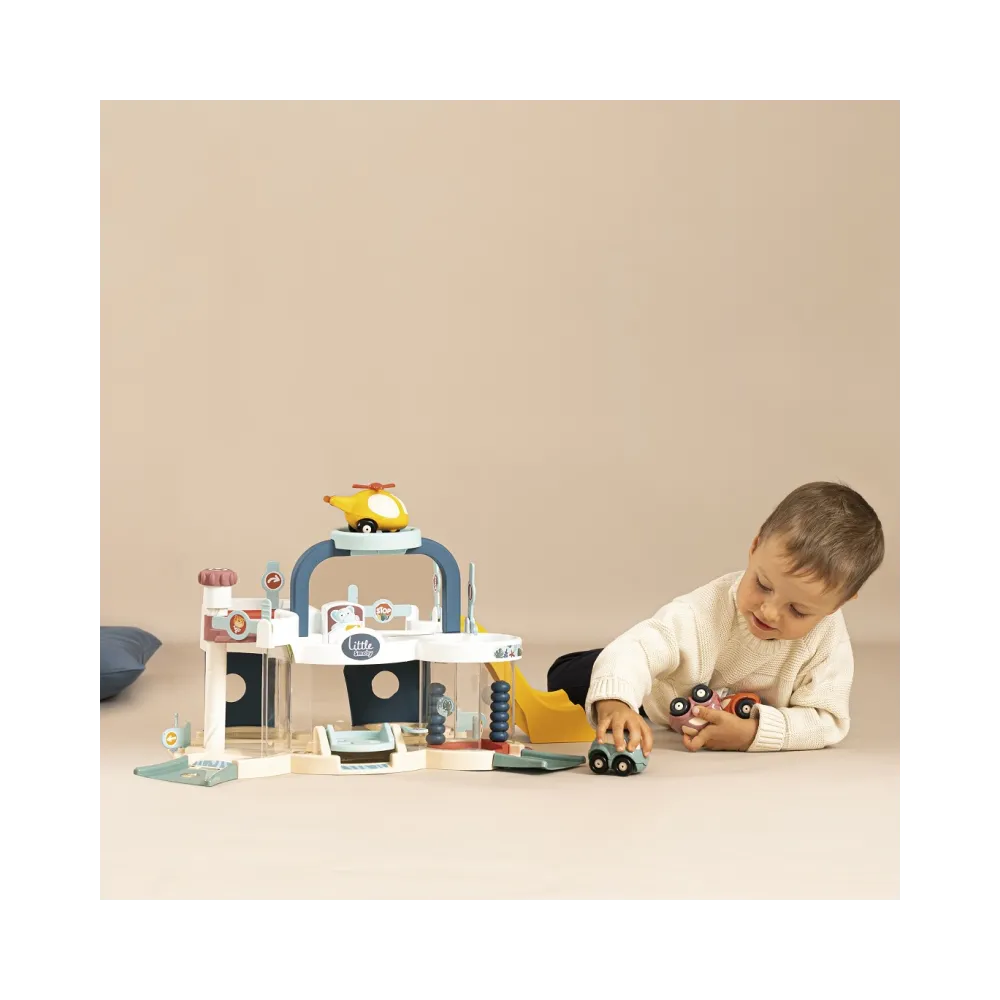 SMOBY Little Skrzyneczka z samochodzikami Vroom Planet