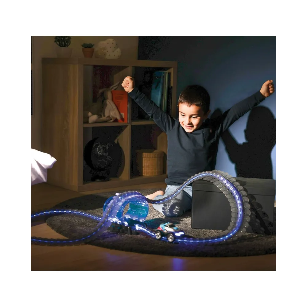 SMOBY Flextreme Neon Tor Samochodowy z Autem Zestaw Startowy