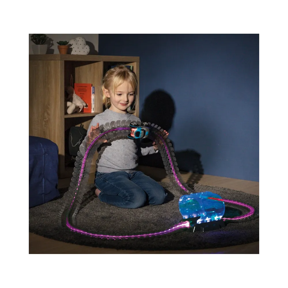 SMOBY Flextreme Neon Tor Samochodowy z Autem Zestaw Startowy