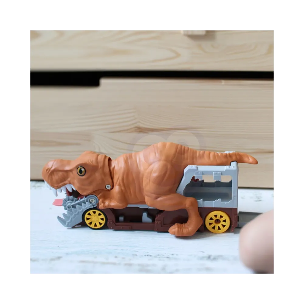 WOOPIE Dinozaur Wyrzutnia Samochodów + Auto 1szt.