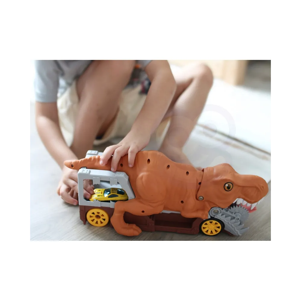WOOPIE Dinozaur Wyrzutnia Samochodów + Auto 1szt.