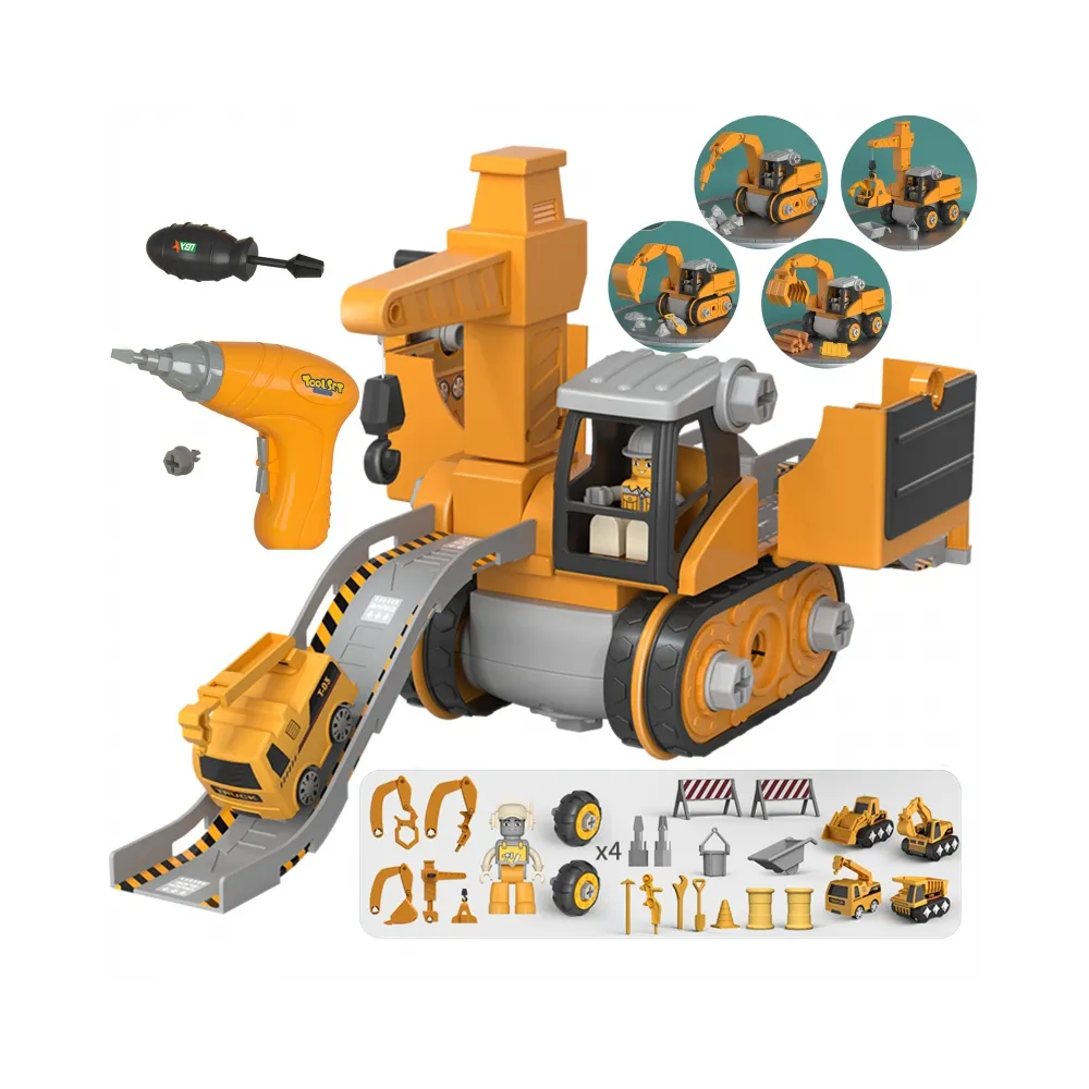 WOOPIE Mega Plac Budowy 5w1 Zestaw XXL do Skręcania DIY