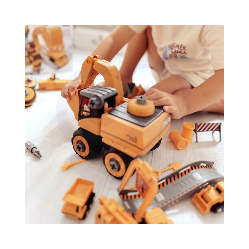 WOOPIE Mega Plac Budowy 5w1 Zestaw XXL do Skręcania DIY