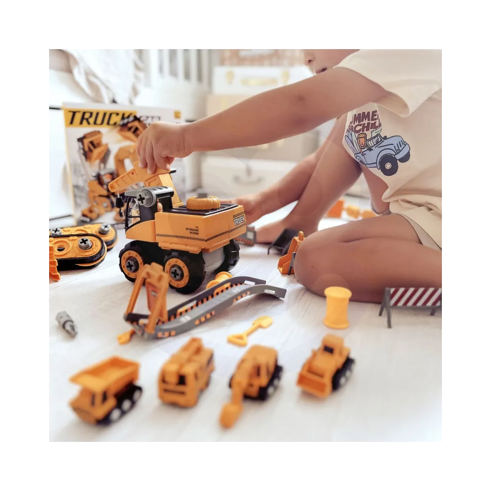 WOOPIE Mega Plac Budowy 5w1 Zestaw XXL do Skręcania DIY