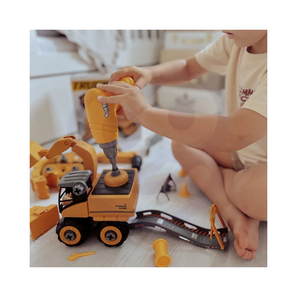 WOOPIE Mega Plac Budowy 5w1 Zestaw XXL do Skręcania DIY