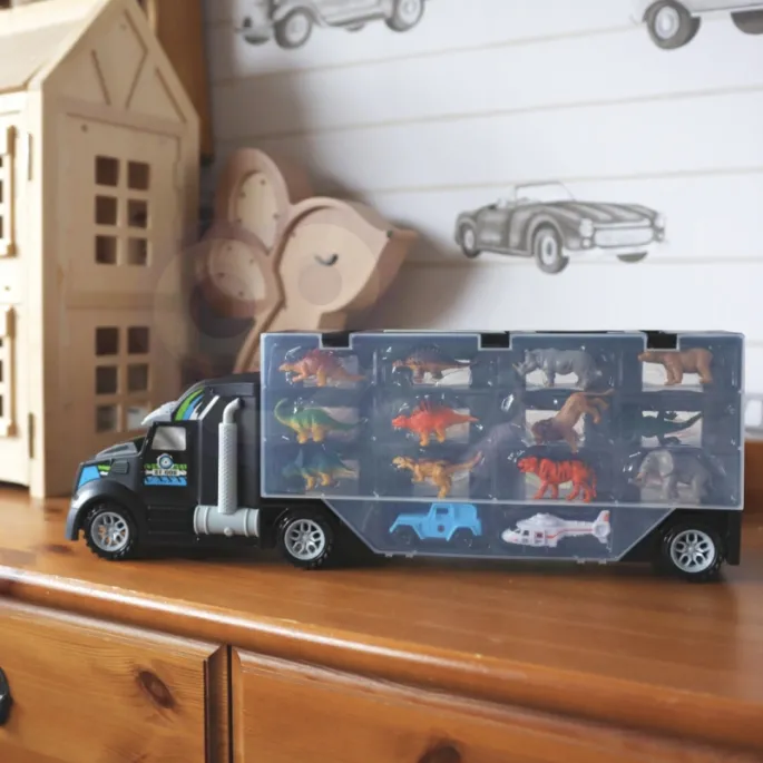 Bezpieczna zabawa z dinozaurami