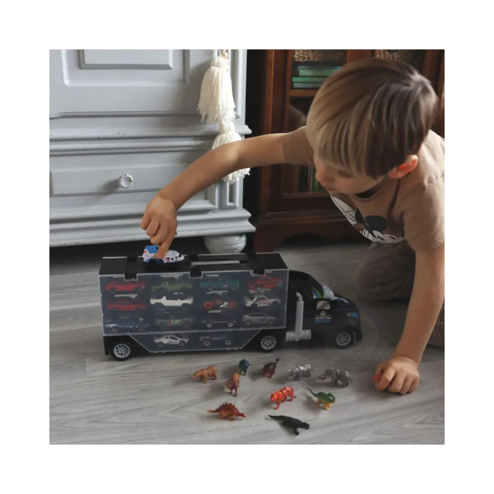 WOOPIE Samochód Transporter Dinozaury Ciężarówka