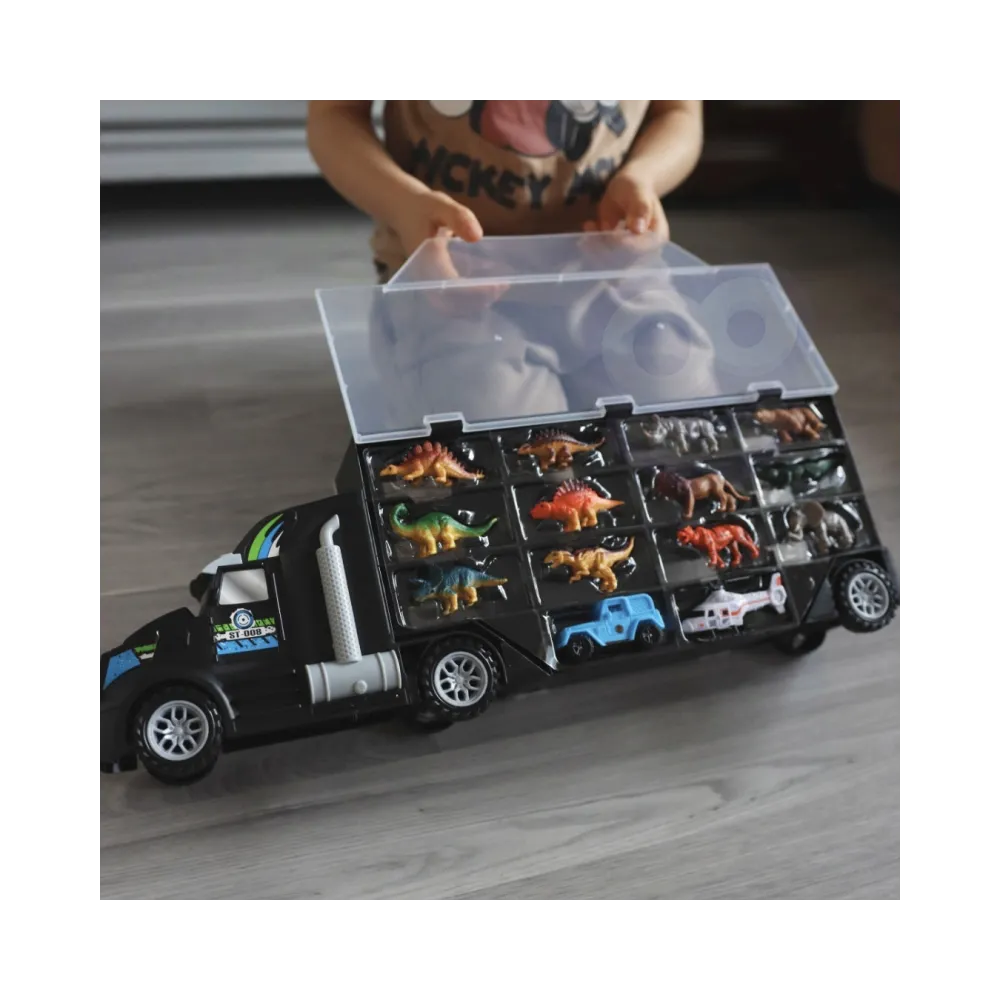 WOOPIE Samochód Transporter Dinozaury Ciężarówka