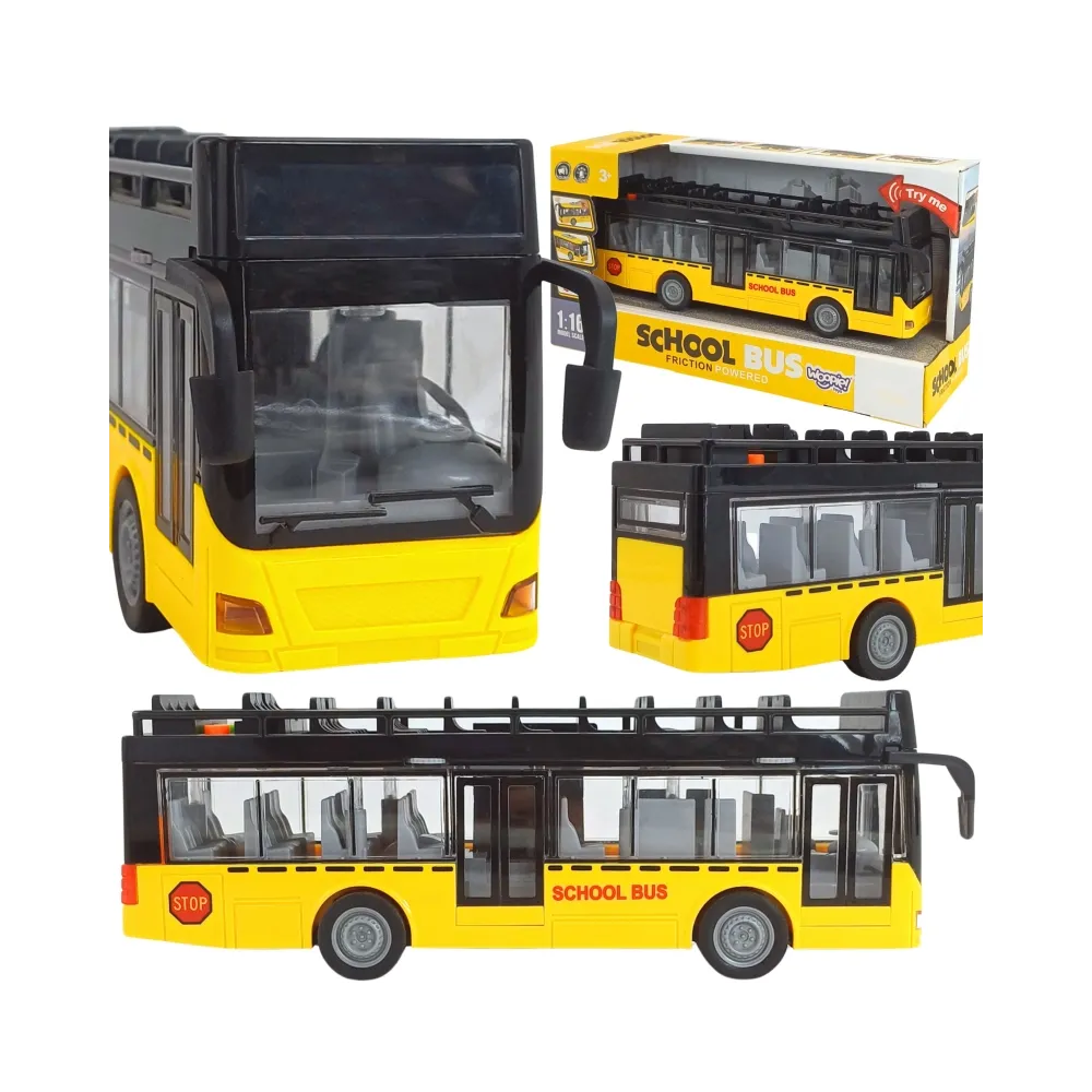 WOOPIE Autobus ze Światłami i Otwieranymi Drzwiami