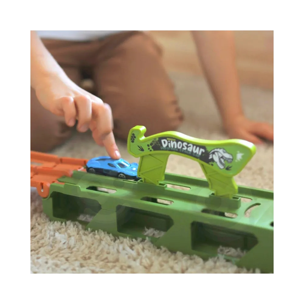 WOOPIE Zabawkowa Ciężarówka Dinozaur Tor 2,1 m dla Samochodzików