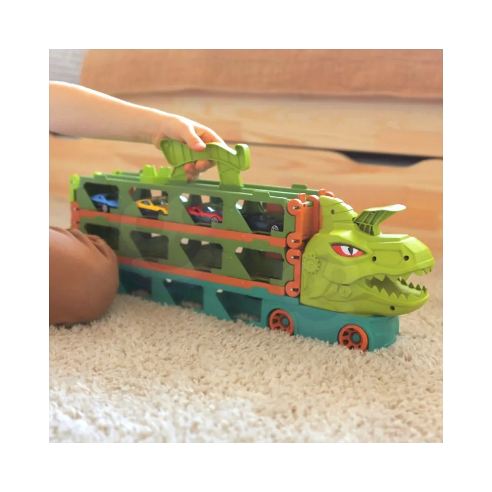 WOOPIE Zabawkowa Ciężarówka Dinozaur Tor 2,1 m dla Samochodzików