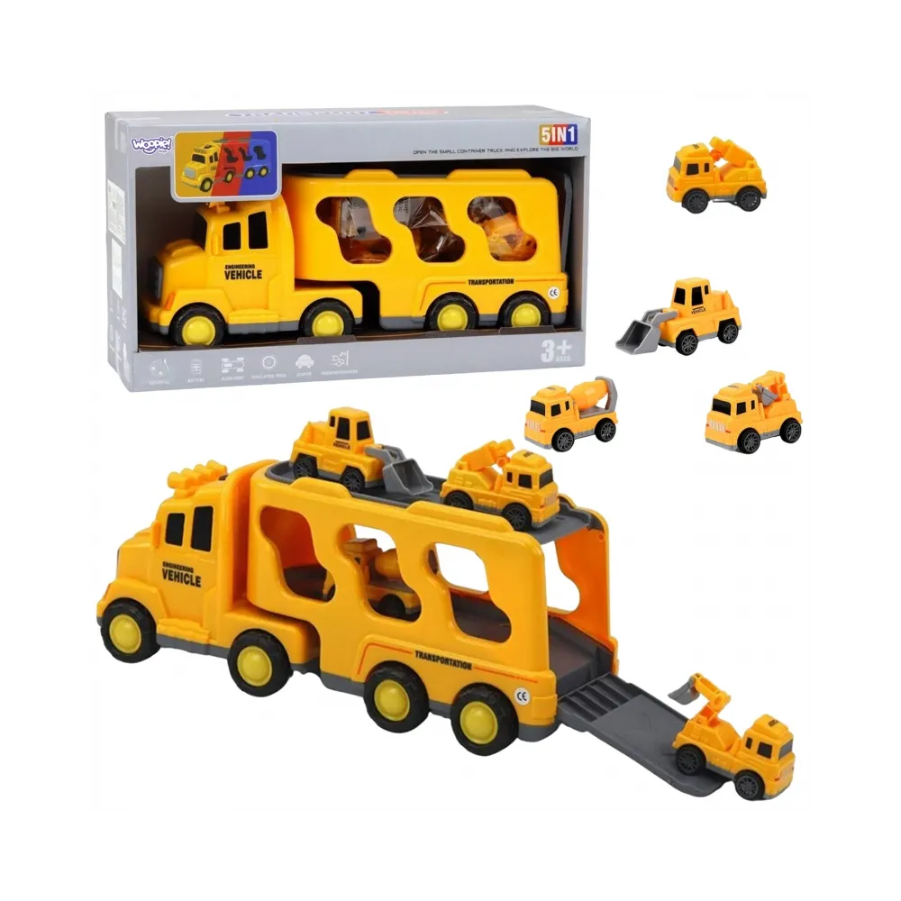 WOOPIE Laweta Drogowa zestaw 5 Aut - Pomoc Drogowa