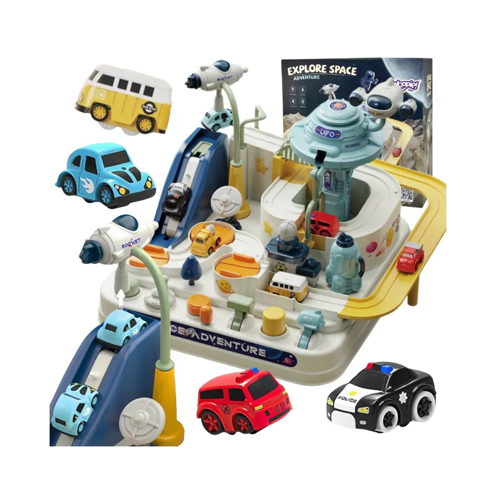 WOOPIE Interaktywny Tor Samochodowy "Kosmiczna Przygoda"