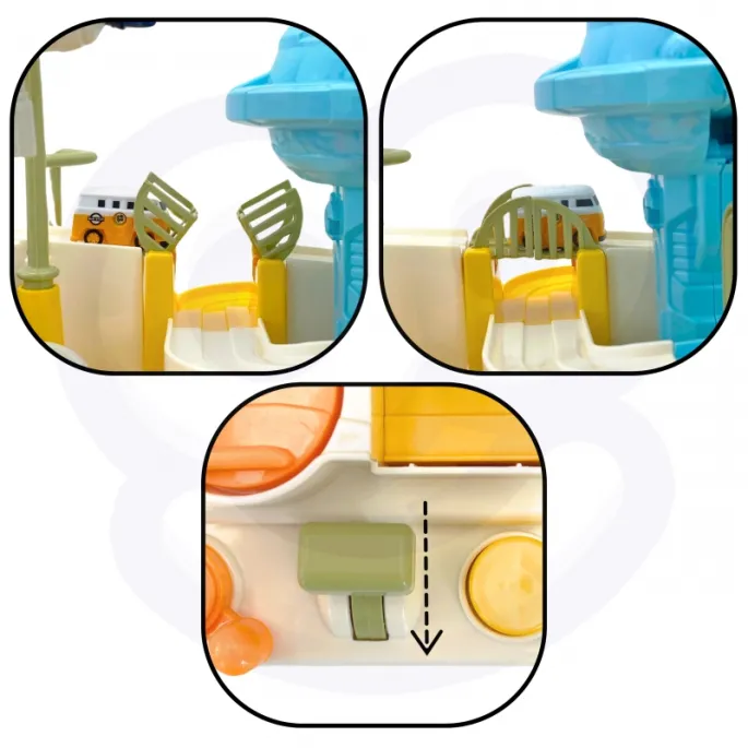 Kosmiczny tor z wyrzutnią rakietową