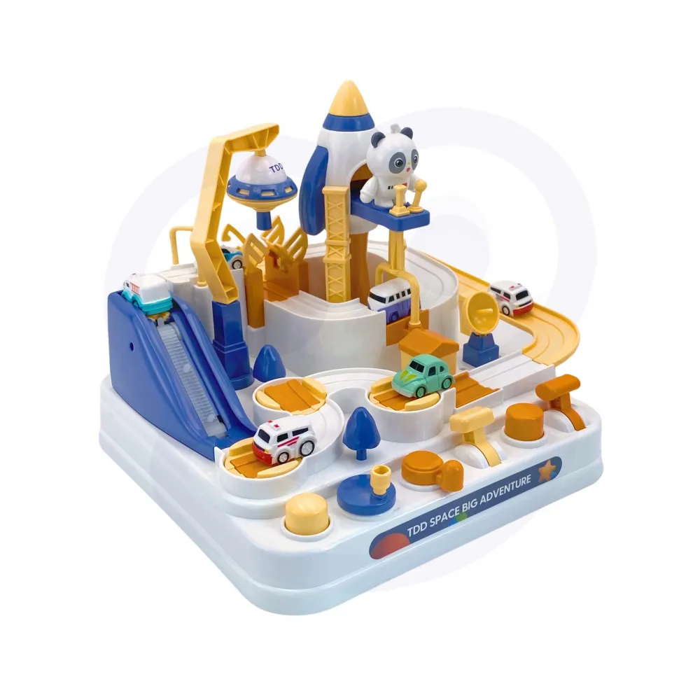 WOOPIE Interaktywny Tor Samochodowy "Kosmiczna Przygoda Pandy"