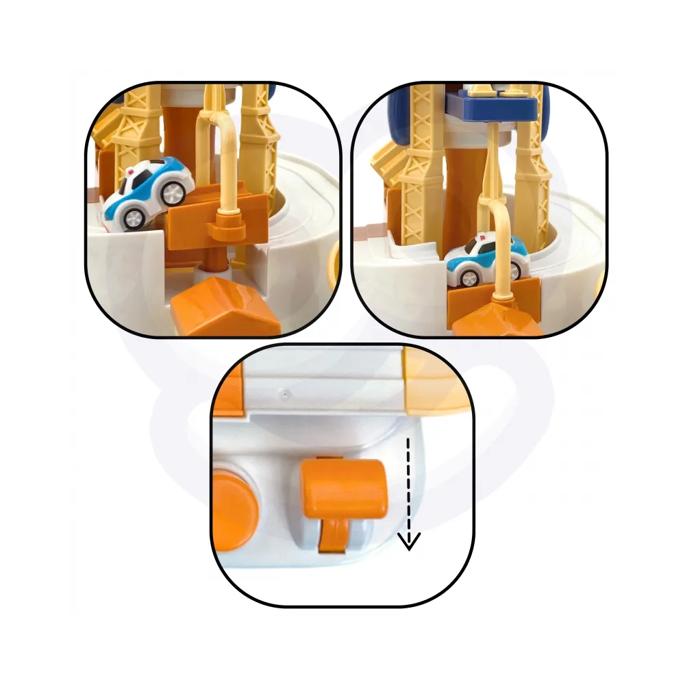 WOOPIE Interaktywny Tor Samochodowy "Kosmiczna Przygoda Pandy"