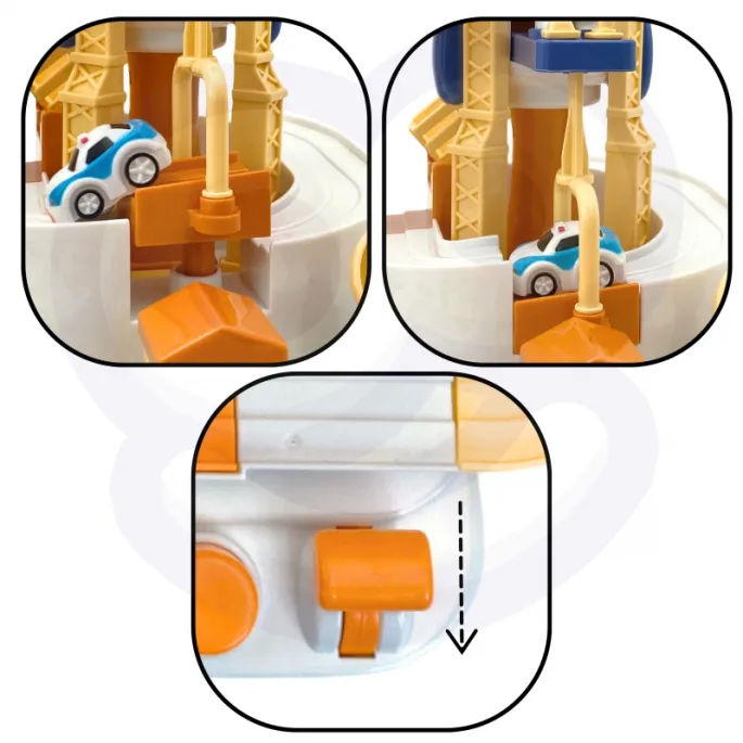 Tor samochodowy z UFO i statkami kosmicznymi