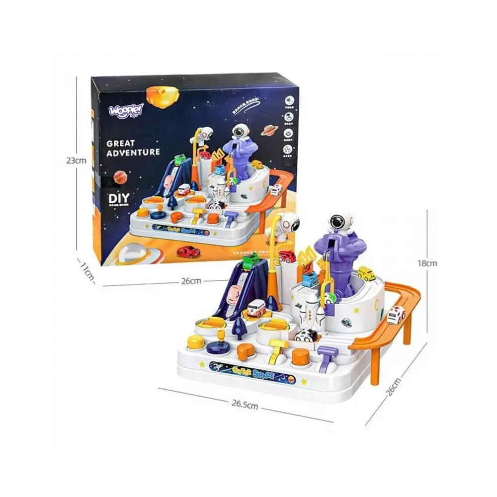 WOOPIE Interaktywny Tor Przeszkód dla Aut "Przygoda Astronauty"