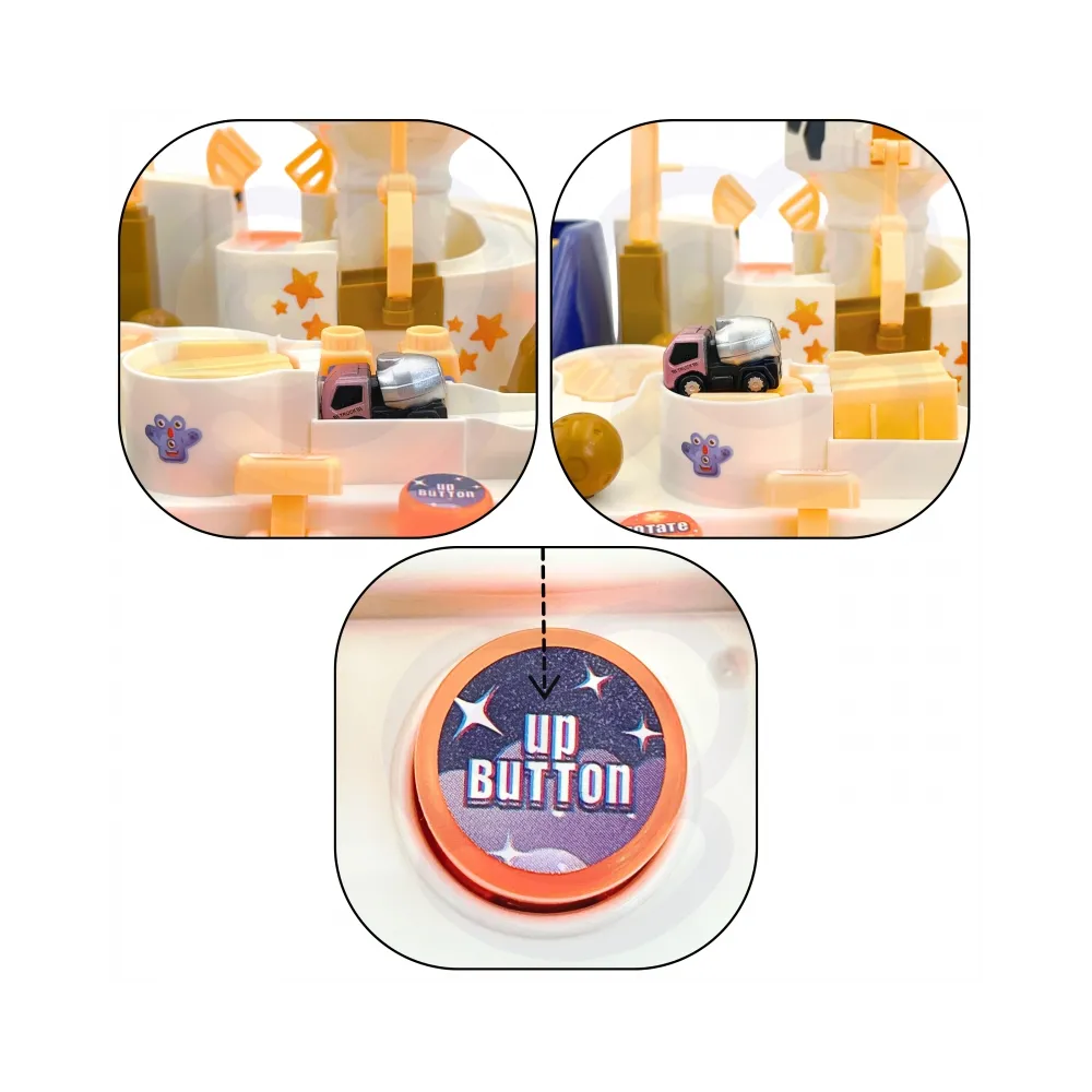 WOOPIE Interaktywny Tor Przeszkód Samochodowy " Kosmiczna Przygoda Astronauty"