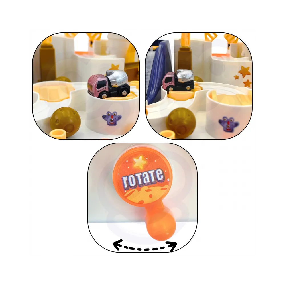 WOOPIE Interaktywny Tor Przeszkód Samochodowy " Kosmiczna Przygoda Astronauty"