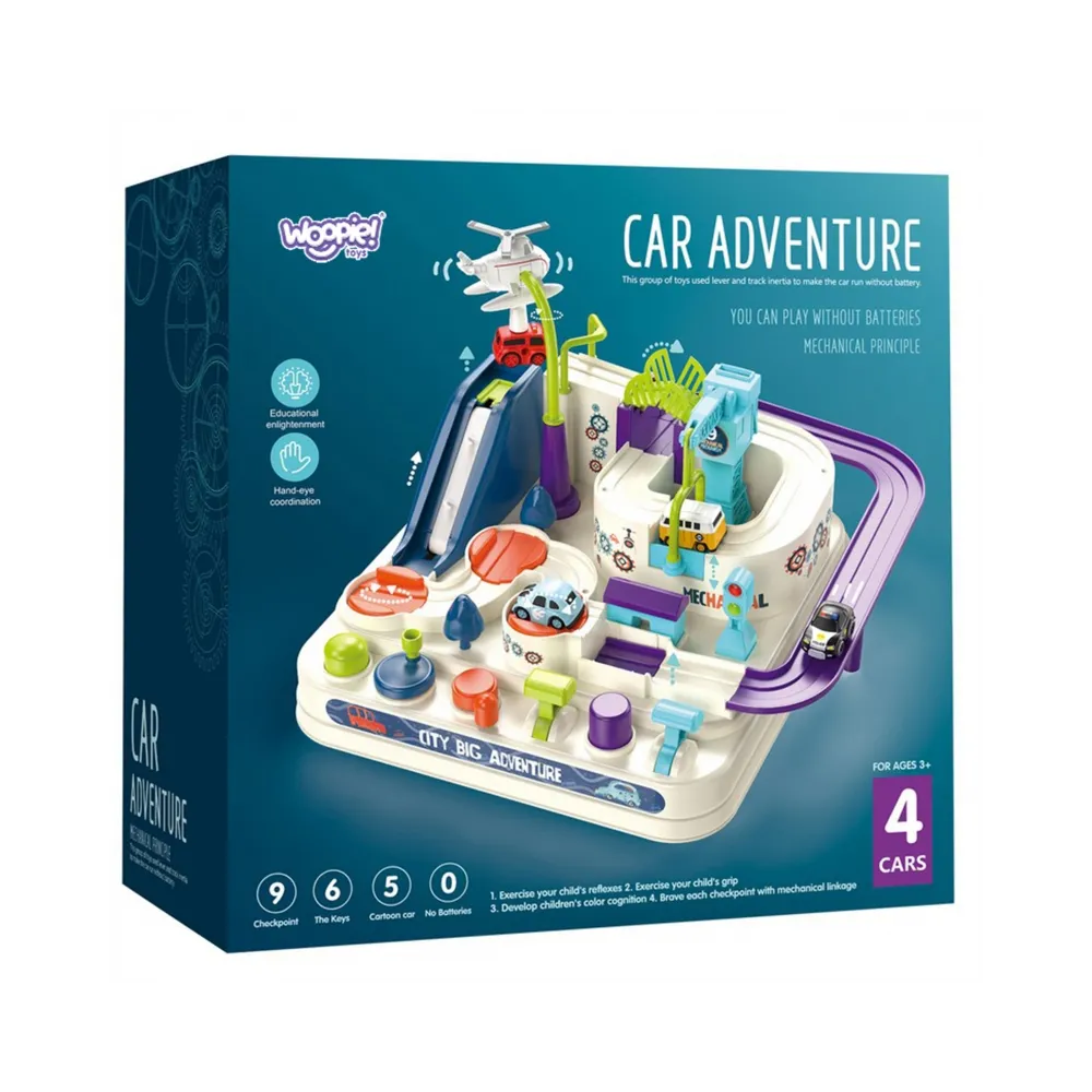 WOOPIE Interaktywny Tor Przeszkód Samochodowy "Pojazdy Miejskie"