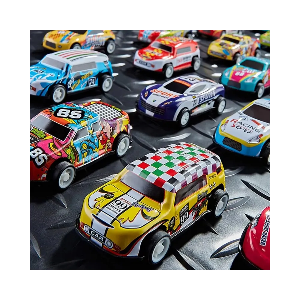 WOOPIE Zestaw Aut Wyścigowych w Pudełku 30 el.