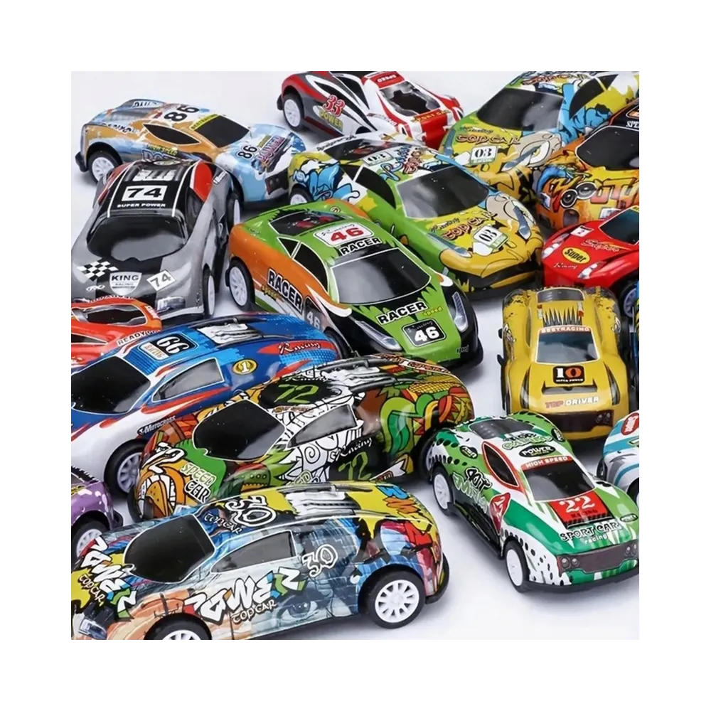 WOOPIE Zestaw Aut Wyścigowych w Pudełku 30 el.