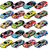 WOOPIE Zestaw Aut Wyścigowych w Pudełku 30 el.