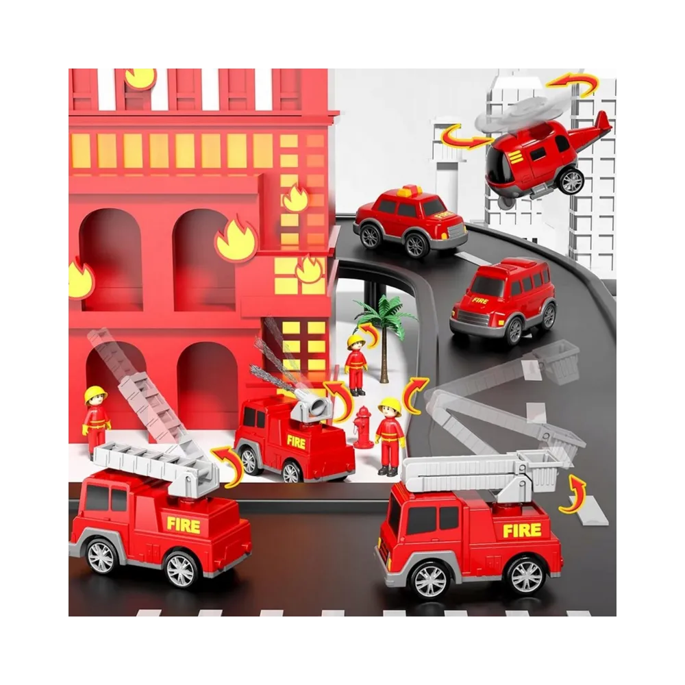 Helikopter strażacki z kompletu dla dzieci, prezentacja produktu