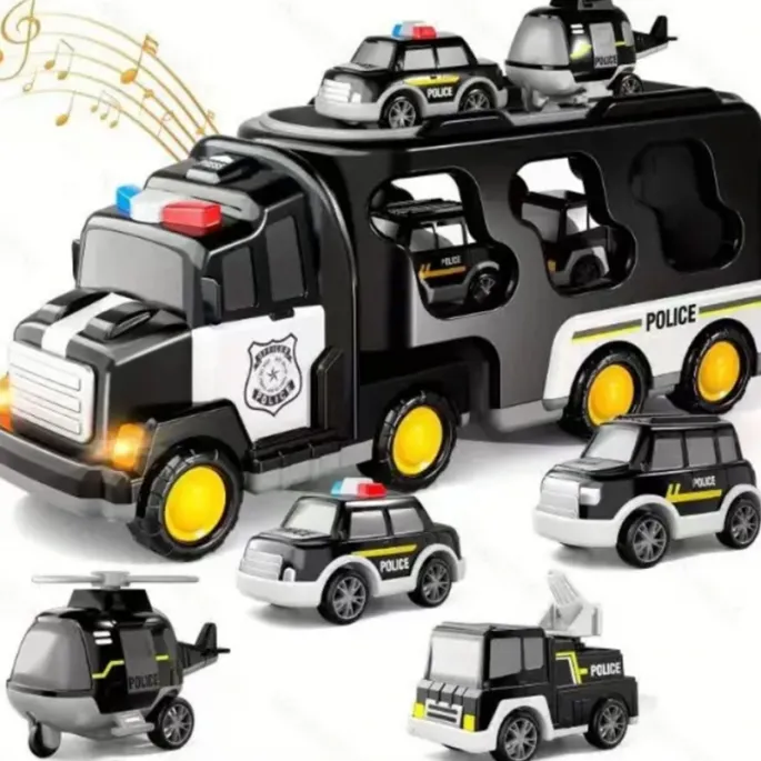 Zabawki policyjne z ruchomymi elementami dla maluchów