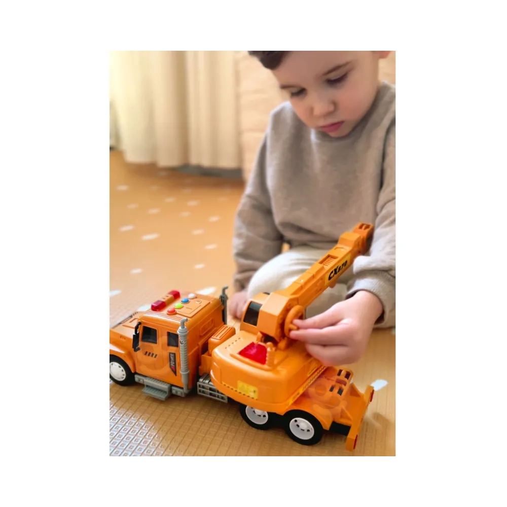 WOOPIE Interaktywny Dźwig z Ruchomym Hakiem Ciężarówka 1:14