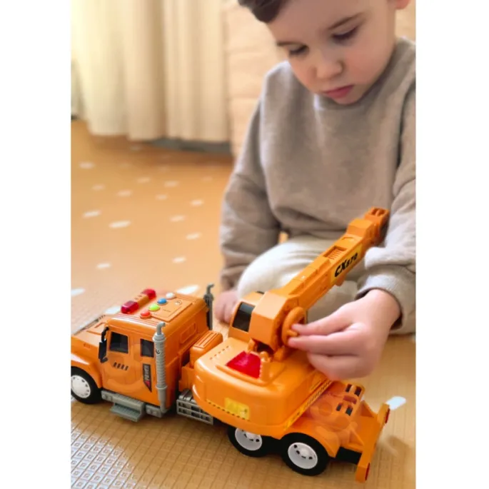 WOOPIE dźwig z ruchomymi elementami do nauki przez zabawę