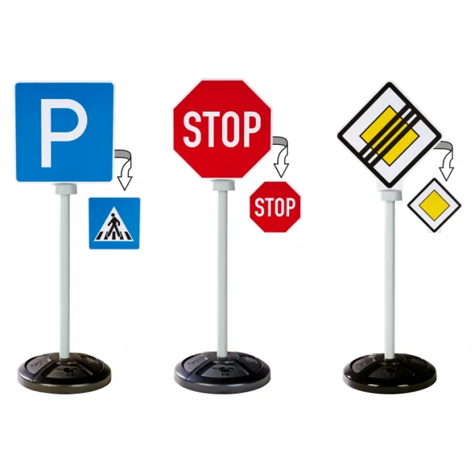 Edukacyjny zestaw znaków drogowych