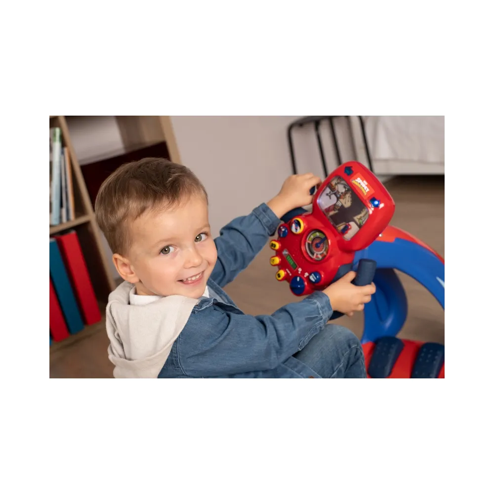 Dziecięcy symulator jazdy Spidey z 15 dźwiękami