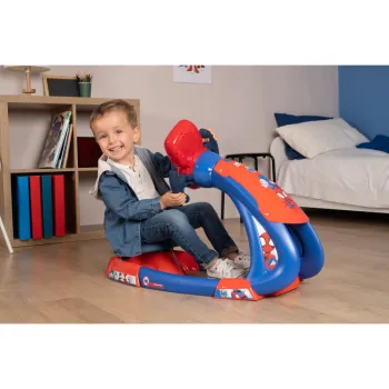 Obrotomierz i ekran w symulatorze jazdy Spidey dla dzieci