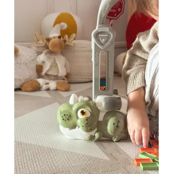 Interaktywny zestaw ciuchcia i klocki domino w kolorowej odsłonie