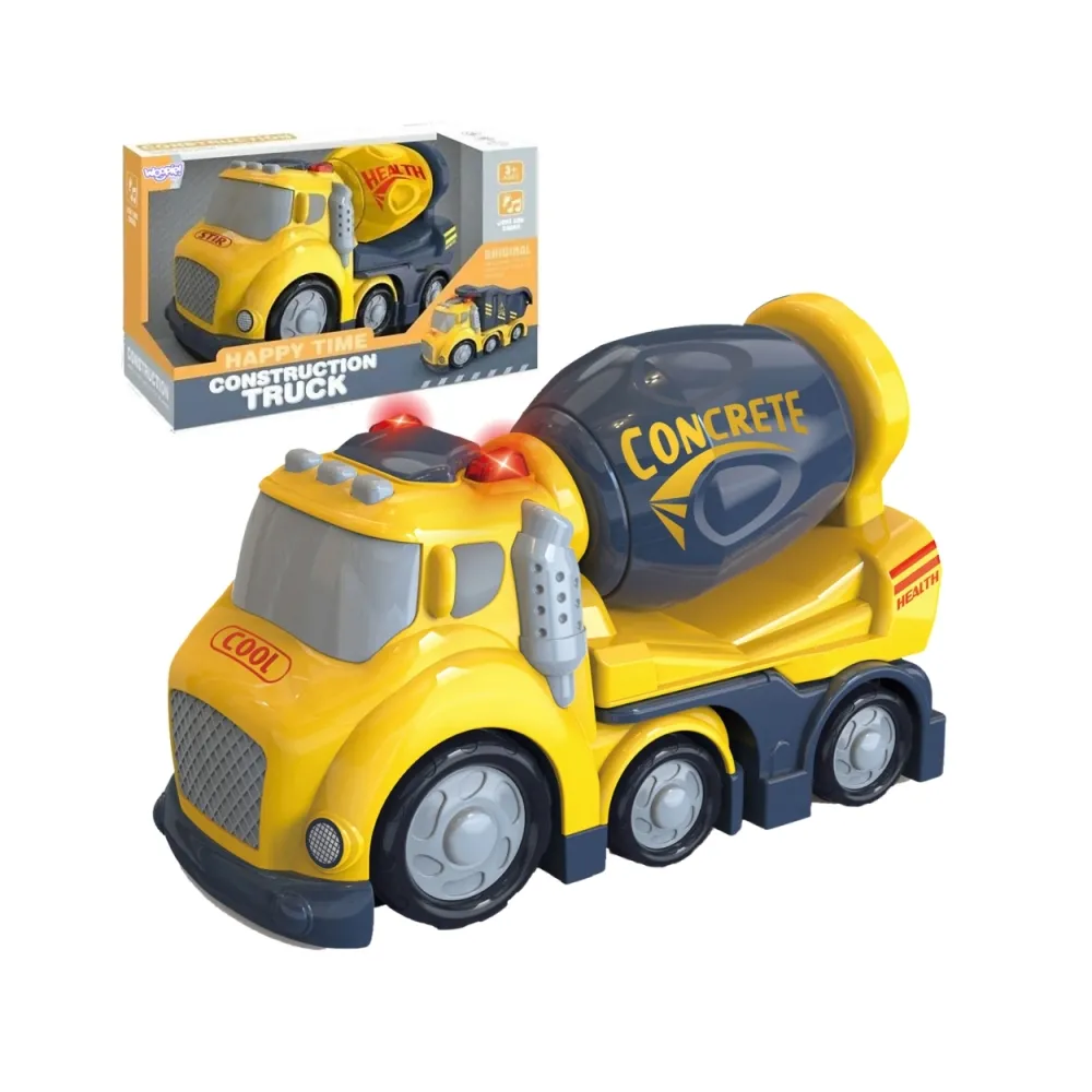 WOOPIE Betoniarka City Truck Efekty Dźwiękowe i Świetlne
