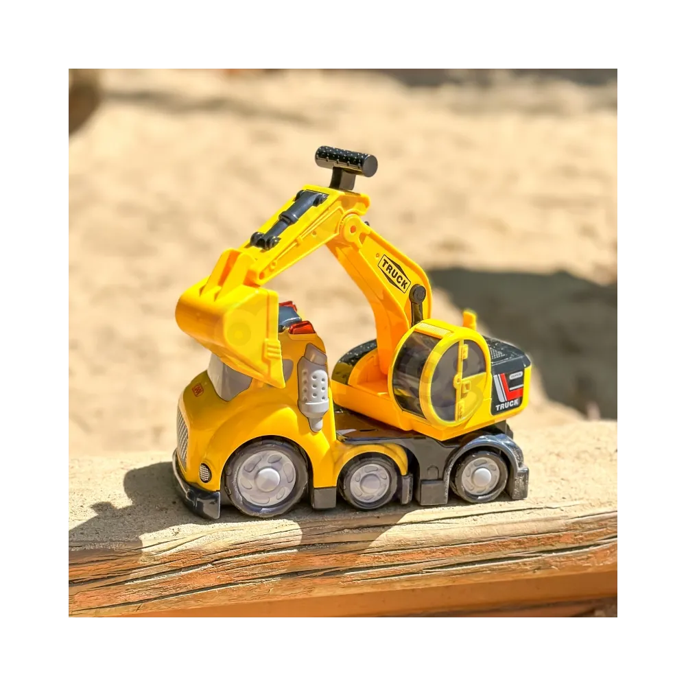 WOOPIE Koparka City Truck Efekty Dźwiękowe i Świetlne