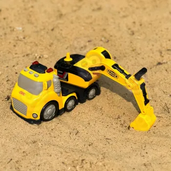 WOOPIE Koparka City Truck Efekty Dźwiękowe i Świetlne