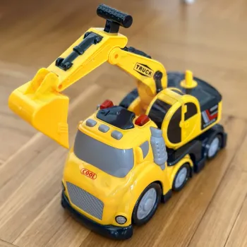 WOOPIE Koparka City Truck Efekty Dźwiękowe i Świetlne