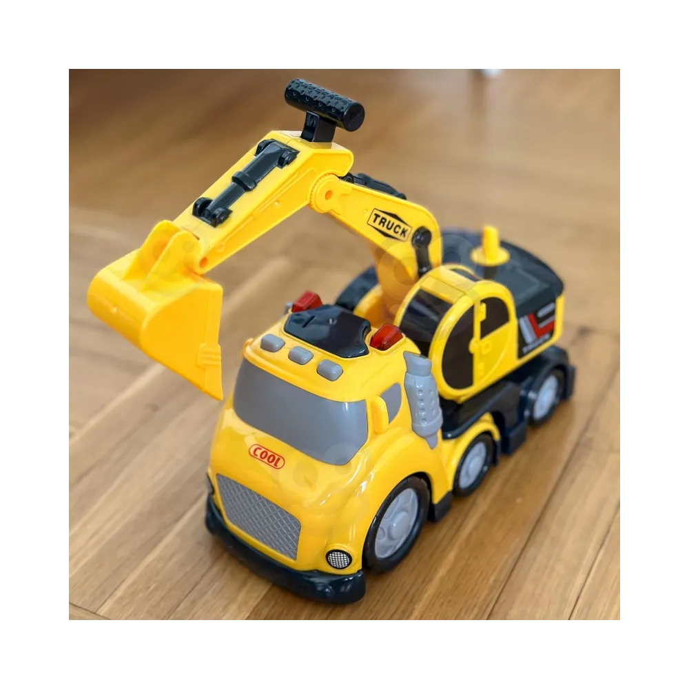 WOOPIE Koparka City Truck Efekty Dźwiękowe i Świetlne