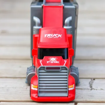 WOOPIE Zestaw Ciężarówka Laweta Garaż Tor Wyścigowy