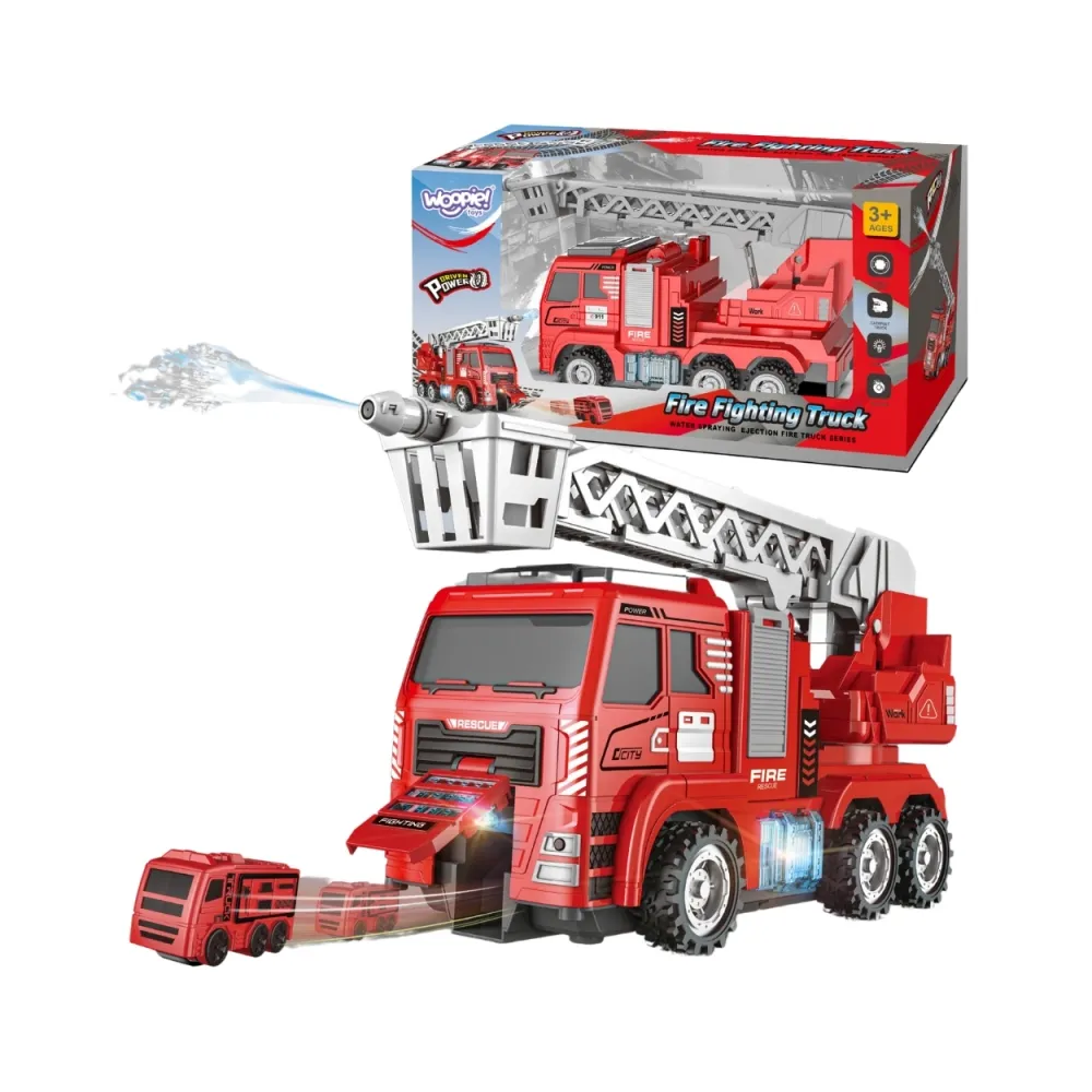 WOOPIE Interaktywny Wóz Strażacki z Ruchomą Drabiną