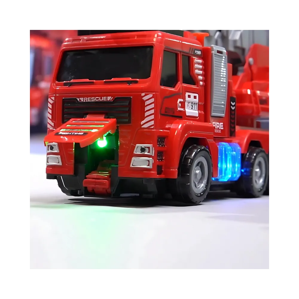 WOOPIE Interaktywny Wóz Strażacki z Ruchomą Drabiną