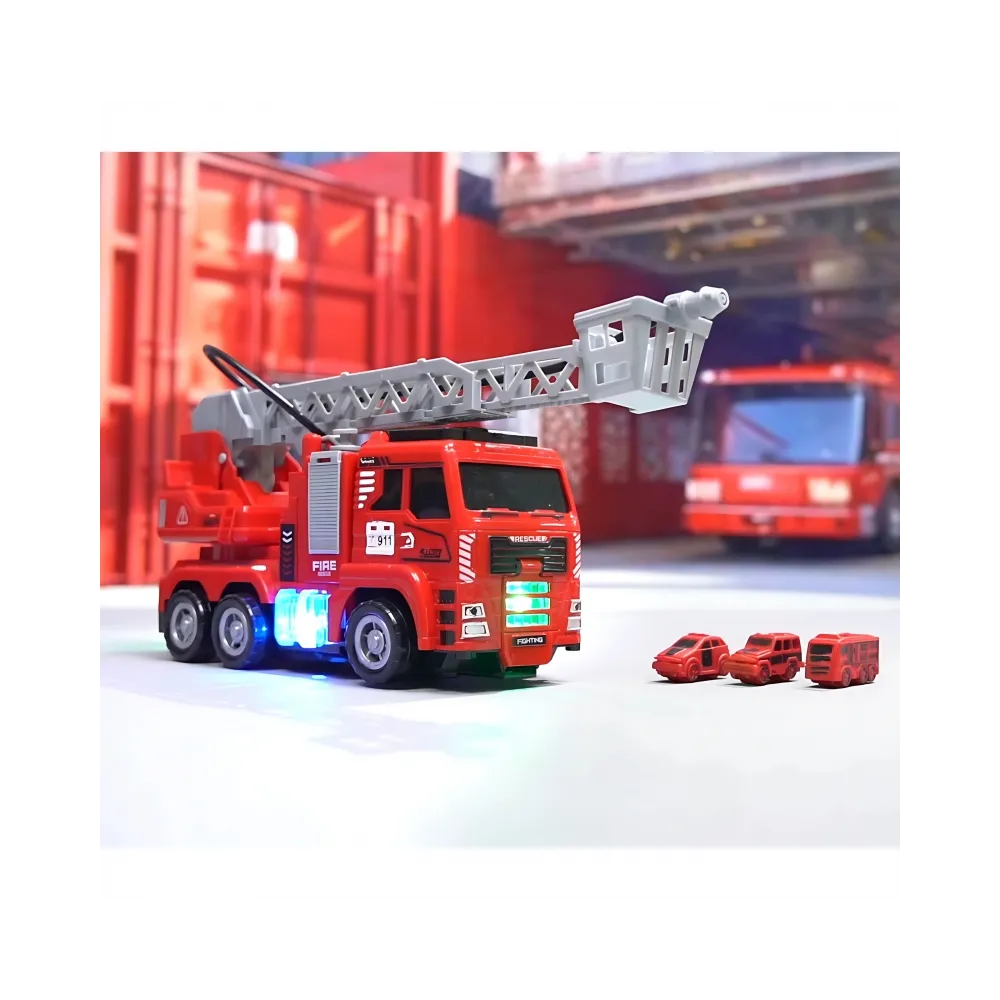 WOOPIE Interaktywny Wóz Strażacki z Ruchomą Drabiną