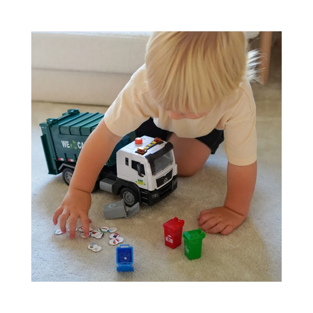 WOOPIE Śmieciarka Ciężarówka Segregacja Śmieci - skala 1:10