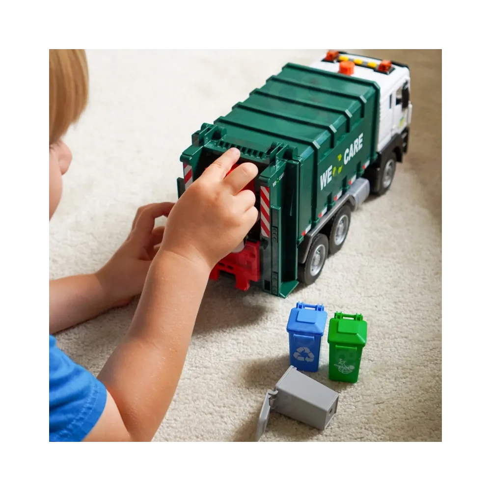 WOOPIE Śmieciarka Ciężarówka Segregacja Śmieci - skala 1:10