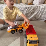 WOOPIE Wywrotka Budowlana w Skali 1:12 Efekty Świetlne Dźwiękowe