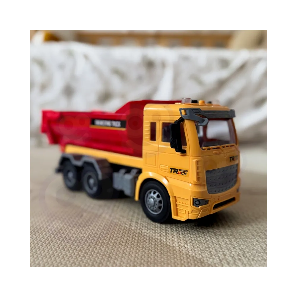 WOOPIE Wywrotka Budowlana w Skali 1:12 Efekty Świetlne Dźwiękowe